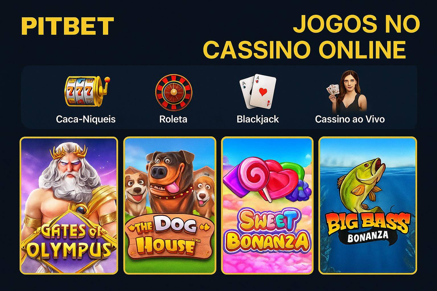 Jogos de cassino online PITBET
