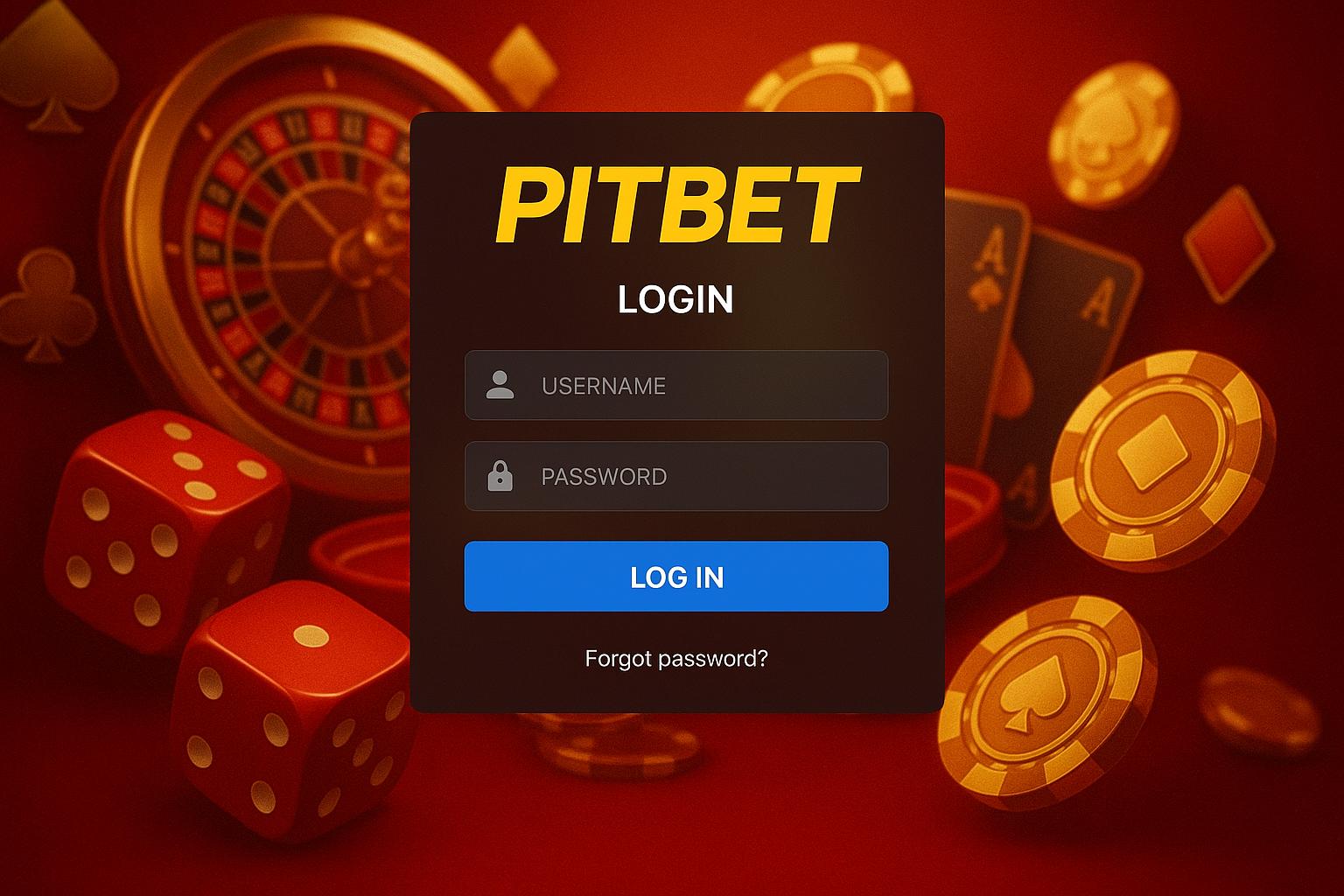 Login no Cassino PITBET